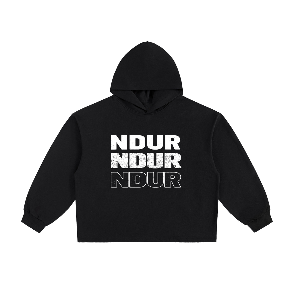 NDUR Essential Heavyweight Oversized Drawstring Hem Hoodie