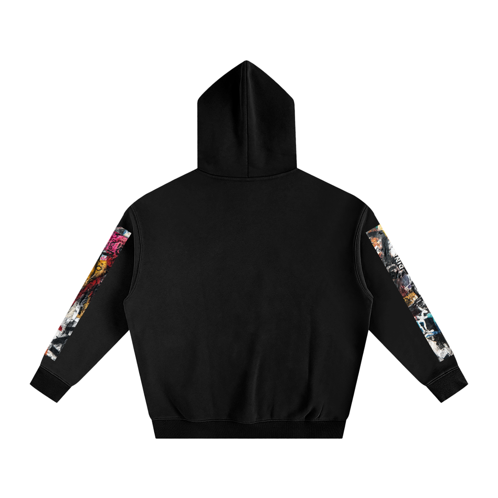 NDUR Oversize Fleeced Hoodie: "Urban Noise"