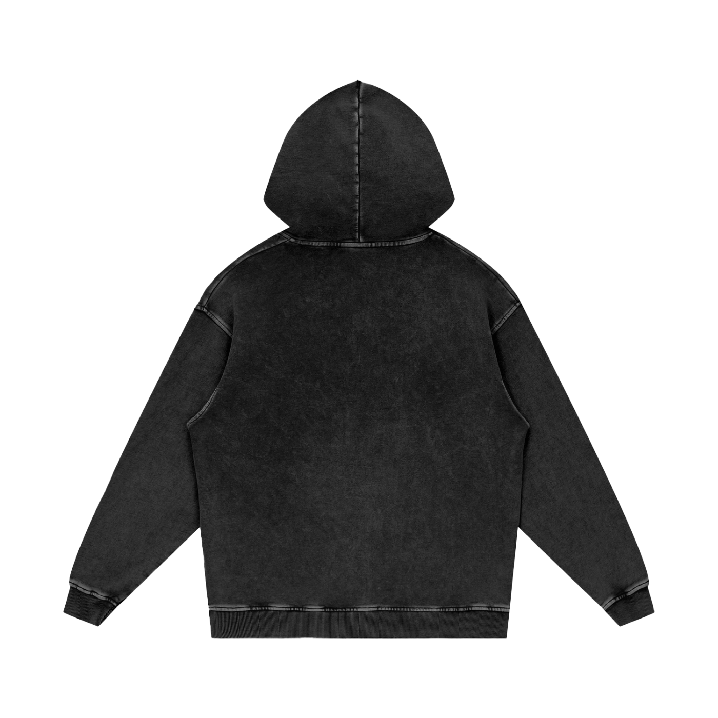 NDUR Snow Washed Loose Cotton Hoodie