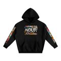 NDUR Oversize Fleeced Hoodie: “Brickwall Anthem”