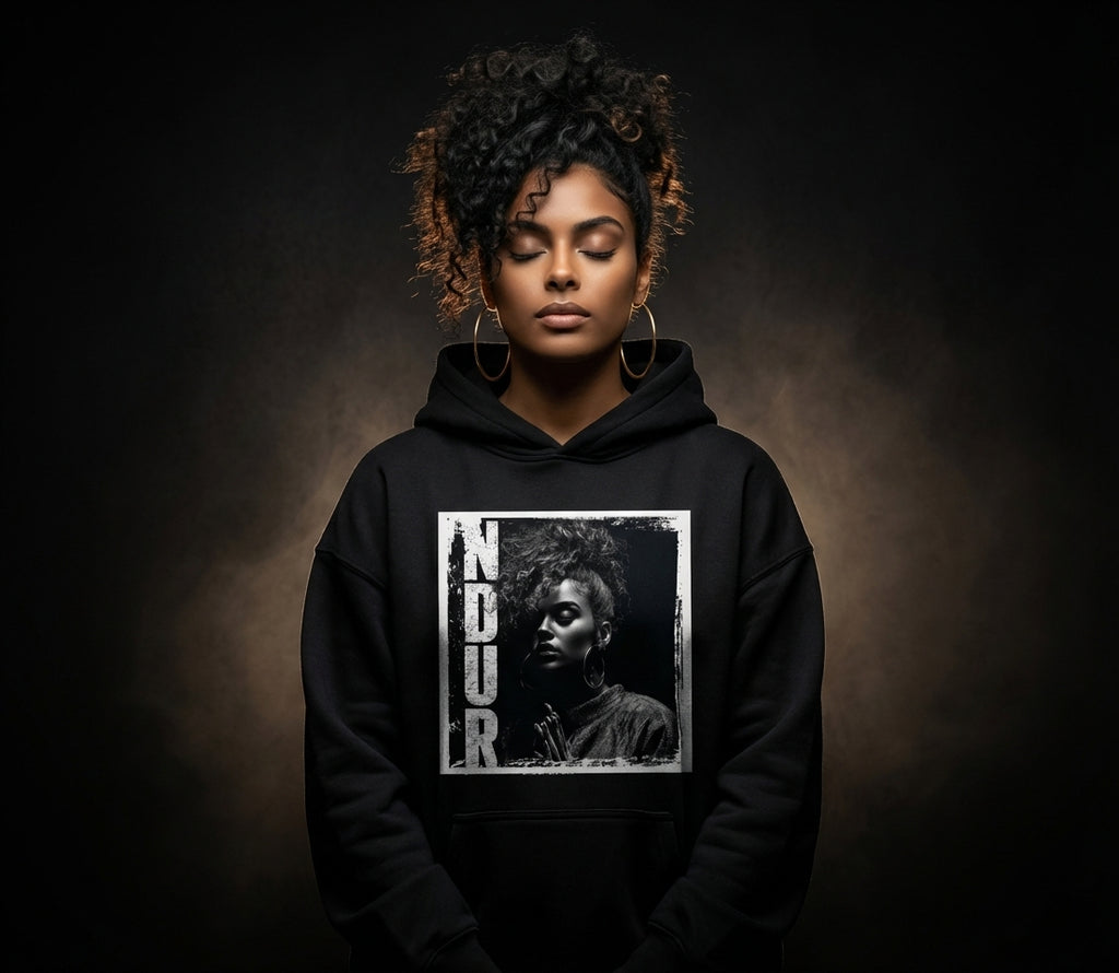 NDUR Heavyweight Hidden Pocket Fleece Hoodie: "Unwavering Faith"