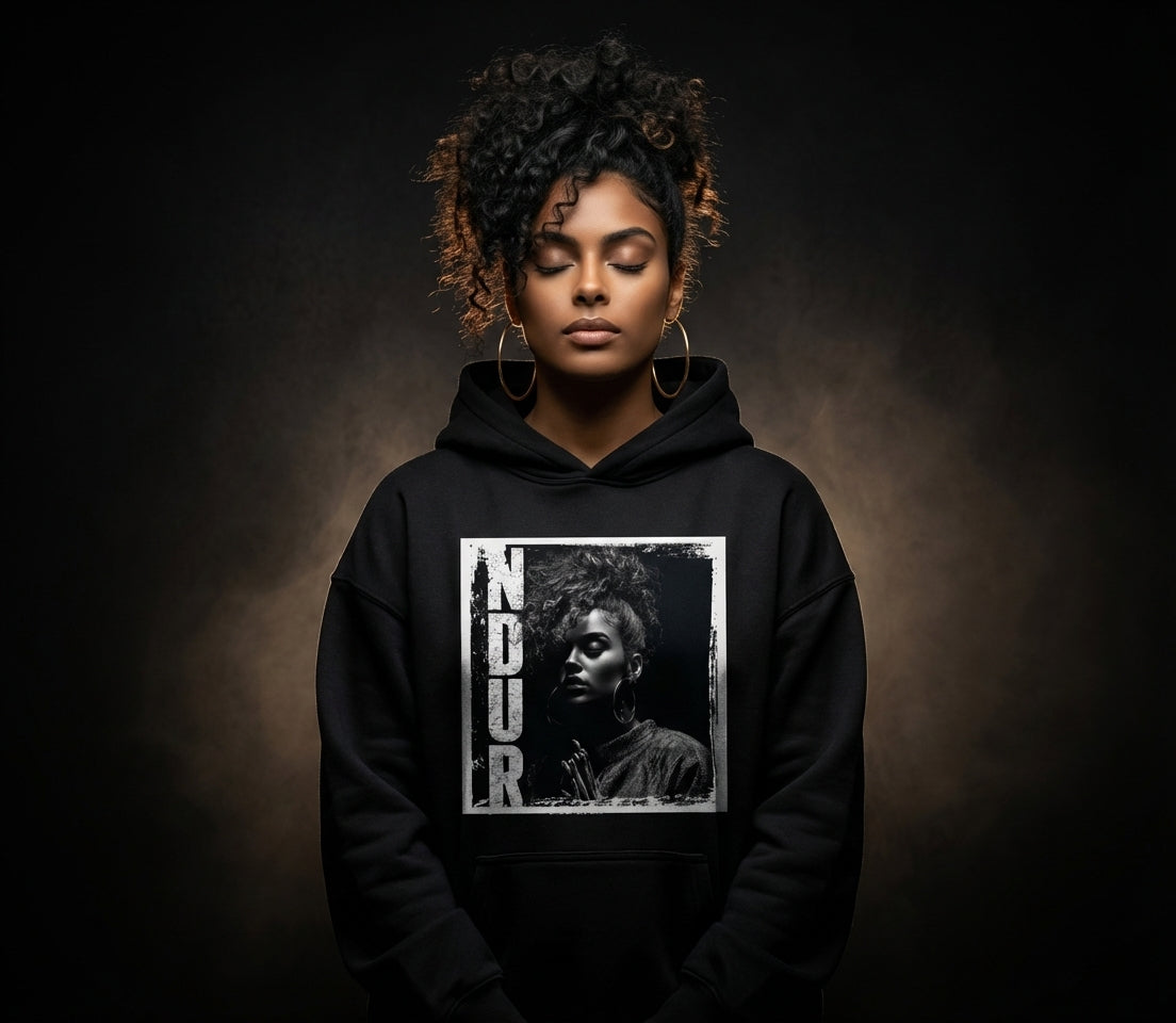 NDUR Heavyweight Hidden Pocket Fleece Hoodie: "Unwavering Faith"