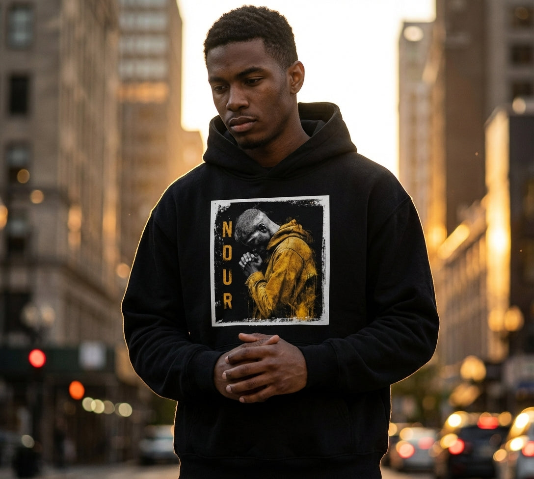 NDUR Oversize Heavyweight Fleece Hoodie: The Hoodie Prayer