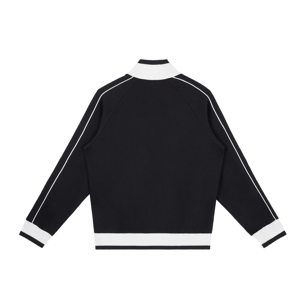 MASTER NDUR Color Block Raglan Sleeve Zip Track Jacket