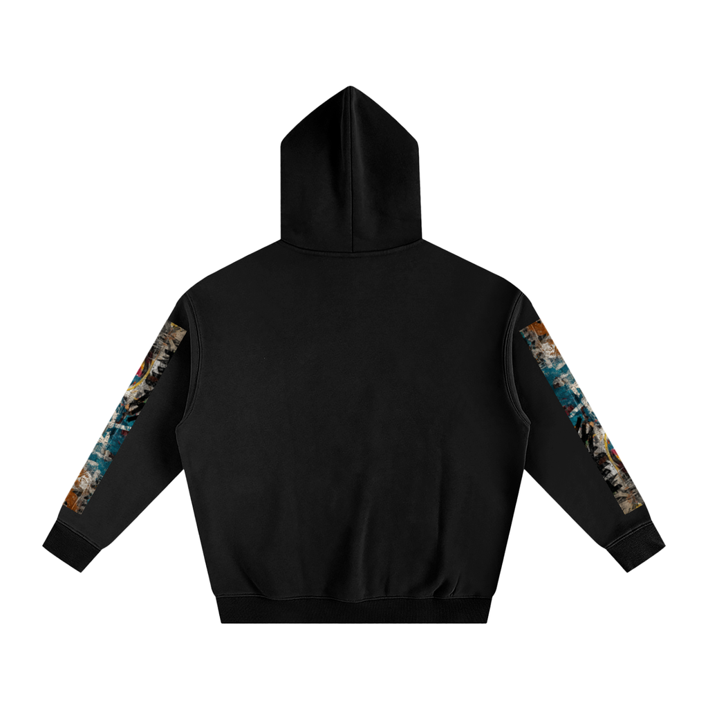 NDUR Oversize Fleeced Hoodie: “Brickwall Anthem”