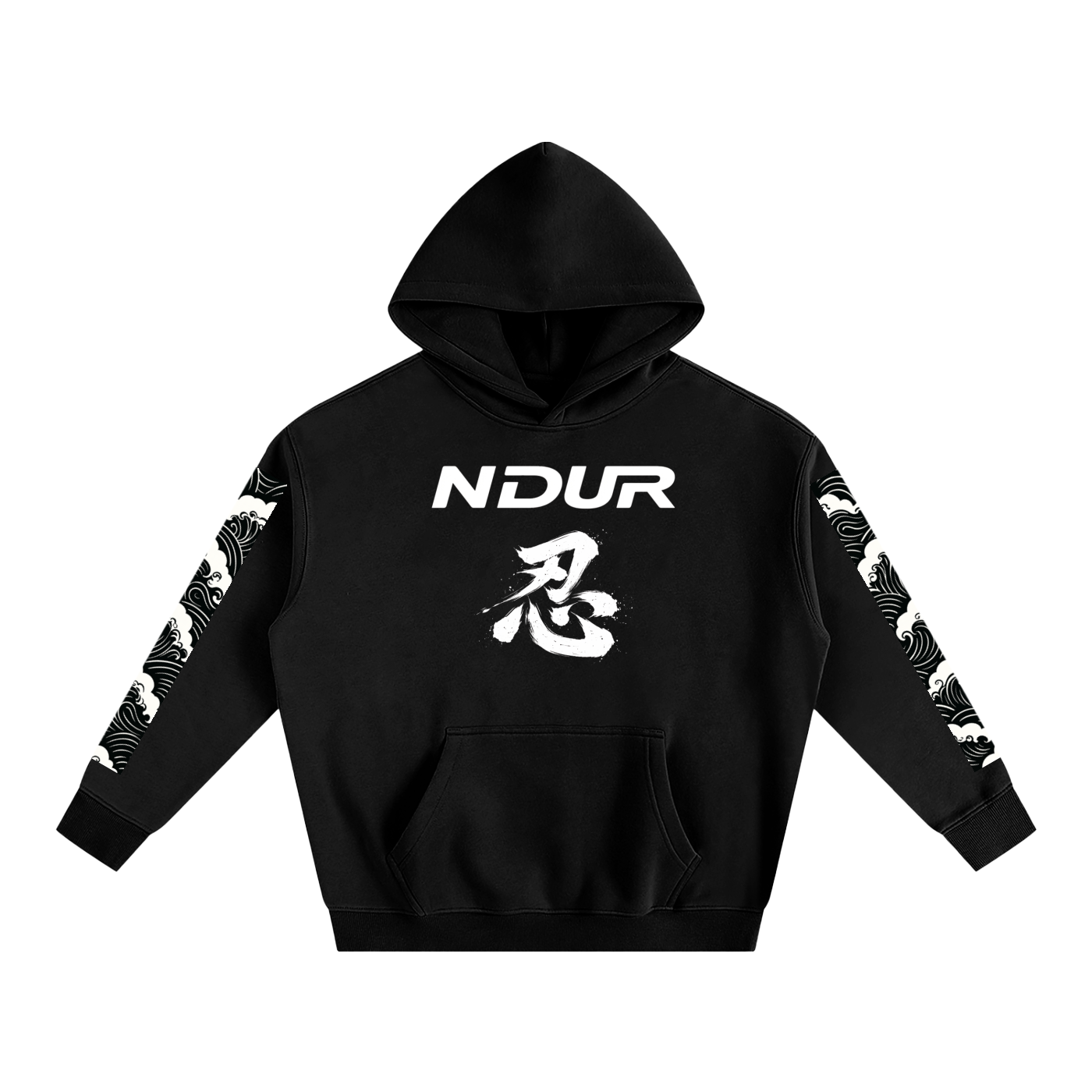NDUR — 忍 Endure Warrior Hoodie Oversize Fleeced Hoodie