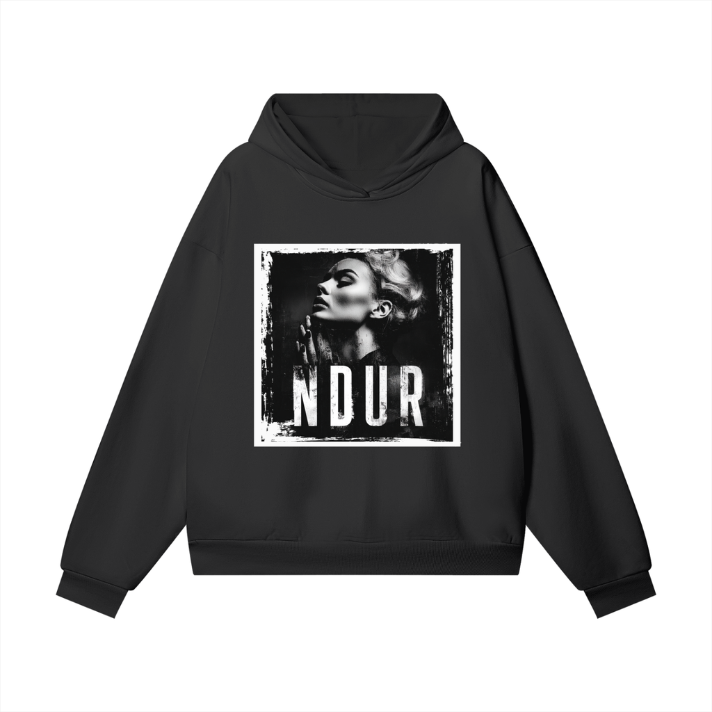 NDUR Heavyweight Hidden Pocket Fleece Hoodie: "Unbroken Grace"