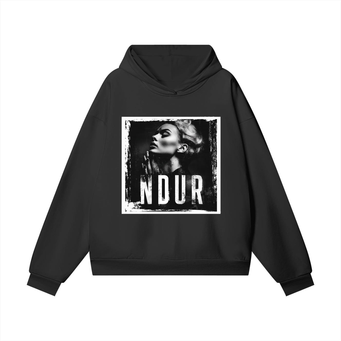 NDUR Heavyweight Hidden Pocket Fleece Hoodie: "Unbroken Grace"