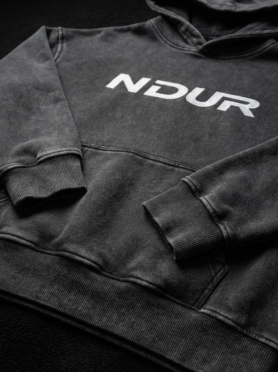 NDUR Snow Wash Fleece Oversize Hoodie