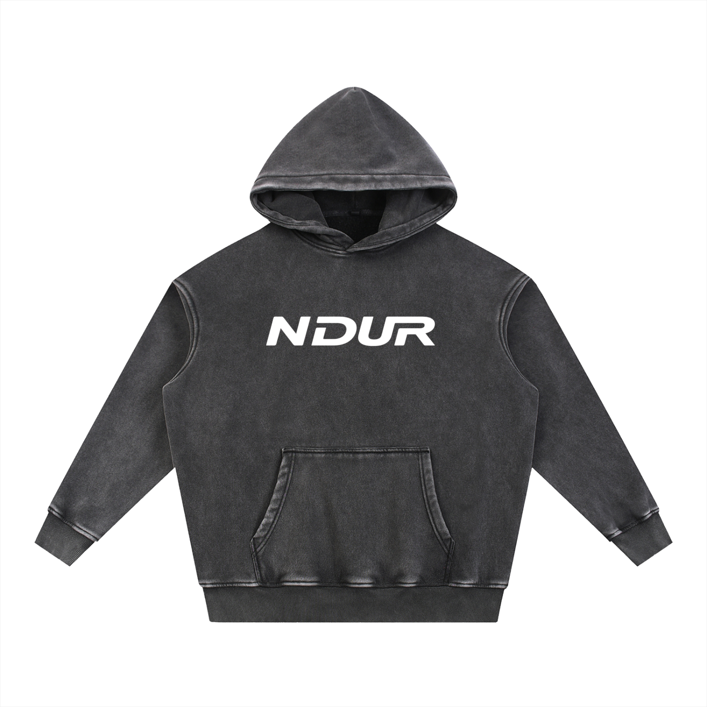 NDUR Snow Wash Fleece Oversize Hoodie