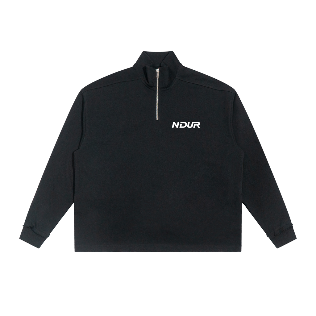 NDUR Half-Zip Rolled Edge Fleece Sweatshirt