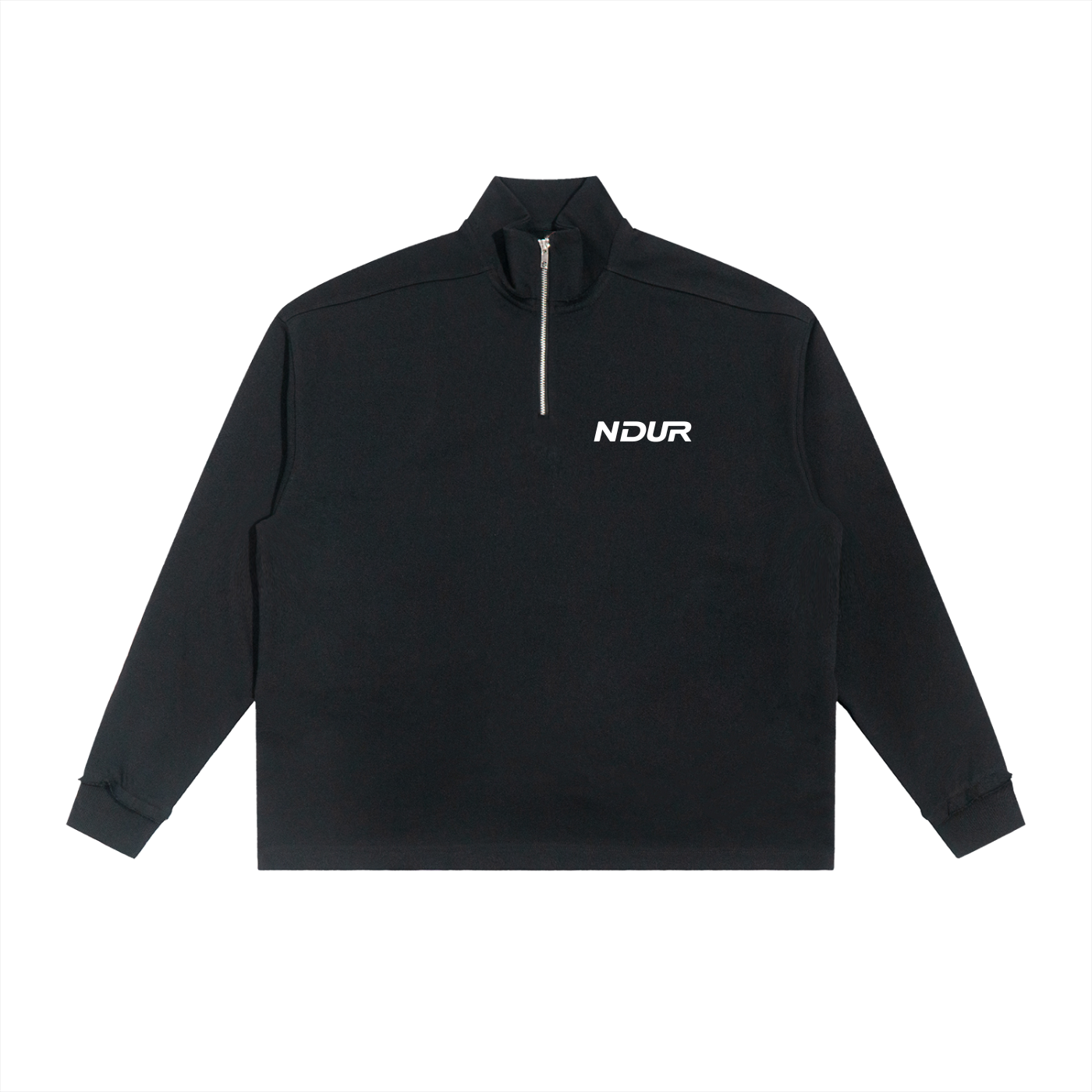 NDUR Half-Zip Rolled Edge Fleece Sweatshirt