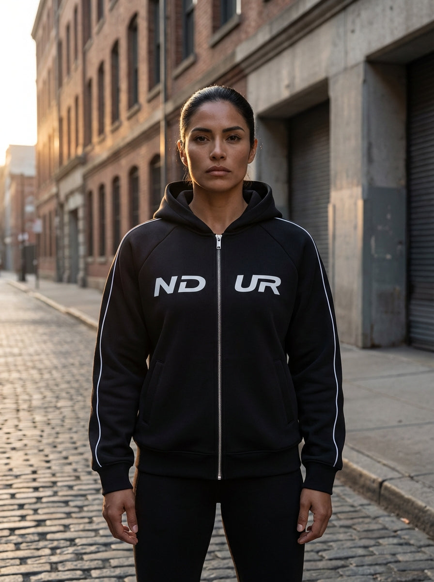 NDUR Heavyweight Raglan Sleeve Zip Hoodie