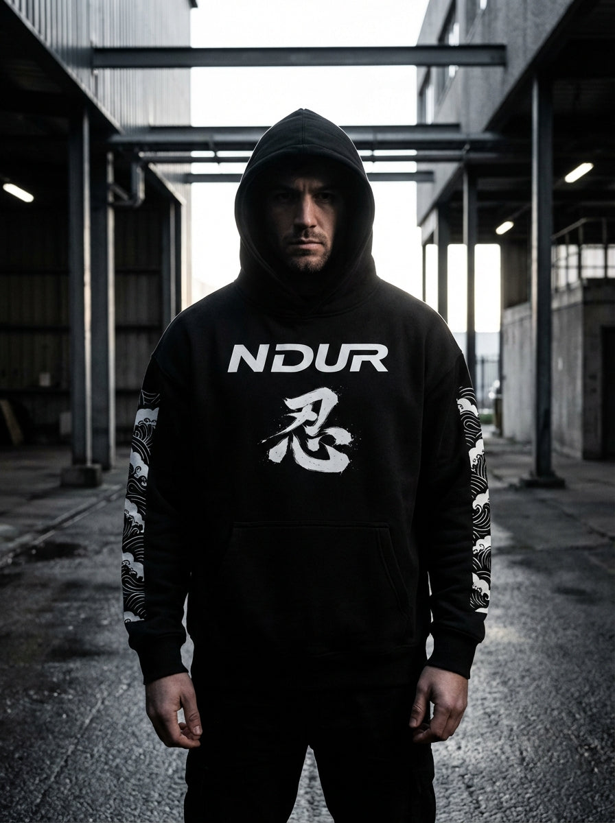 NDUR — 忍 Endure Warrior Hoodie Oversize Fleeced Hoodie